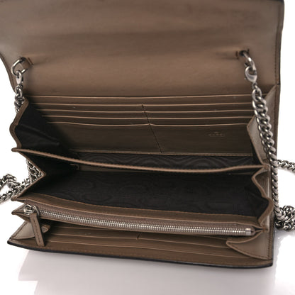 Gucci GG Supreme Monogram Mini Dionysus Chain Wallet Beige Taupe 5 of 11