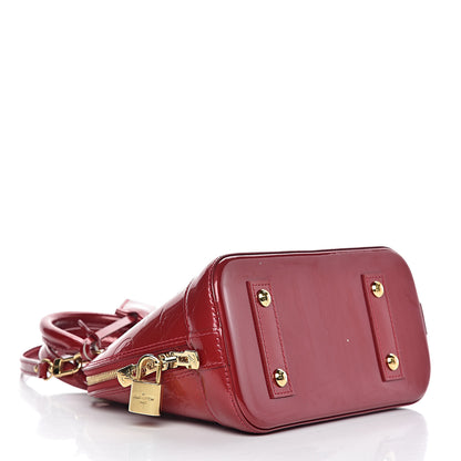 Louis Vuitton Vernis Alma BB Pomme D'Amour 5 of 17