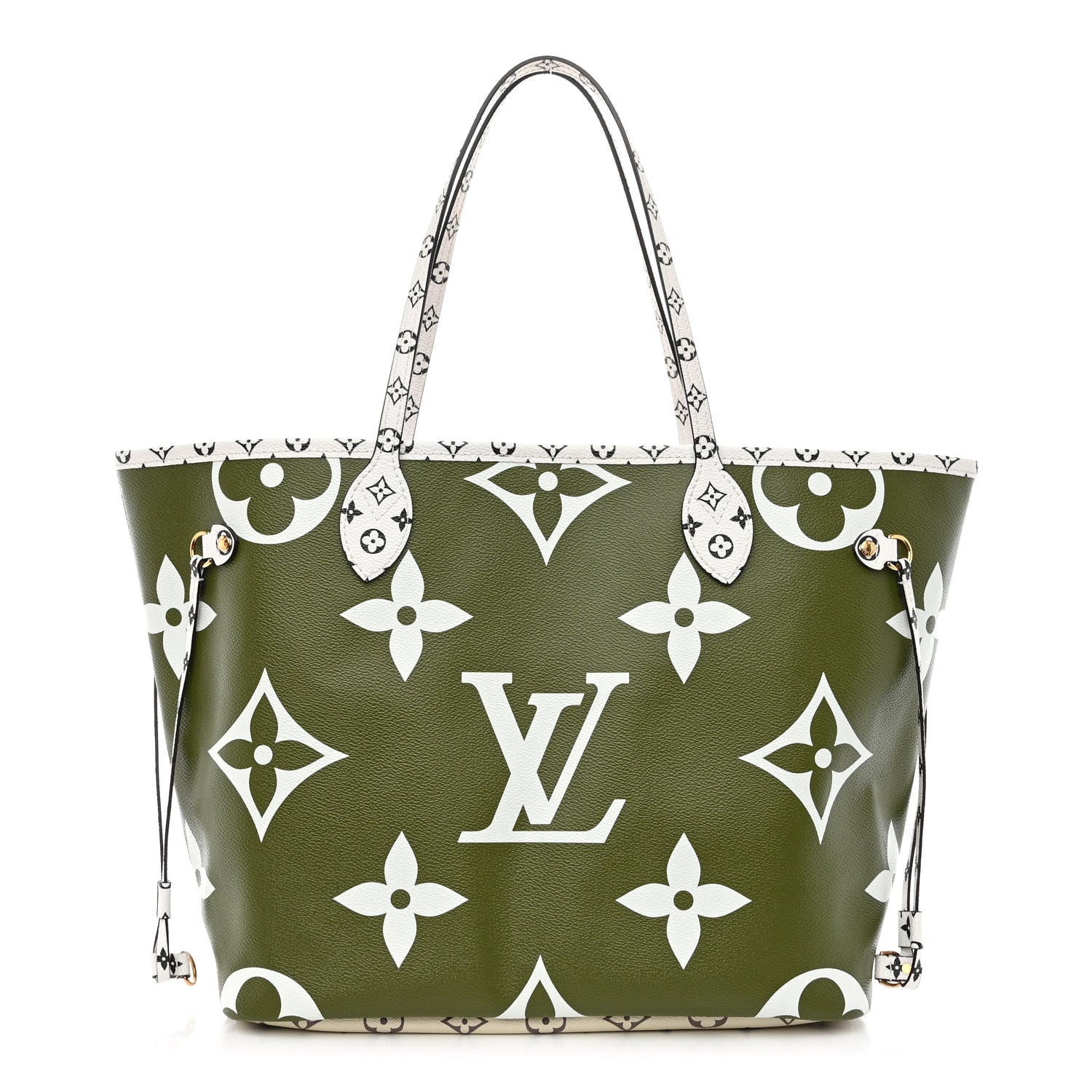 Louis Vuitton Monogram Giant Neverfull MM Kaki 1 of 10