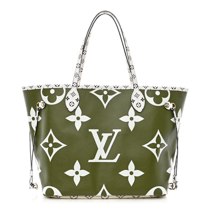 Louis Vuitton Monogram Giant Neverfull MM Kaki 1 of 10
