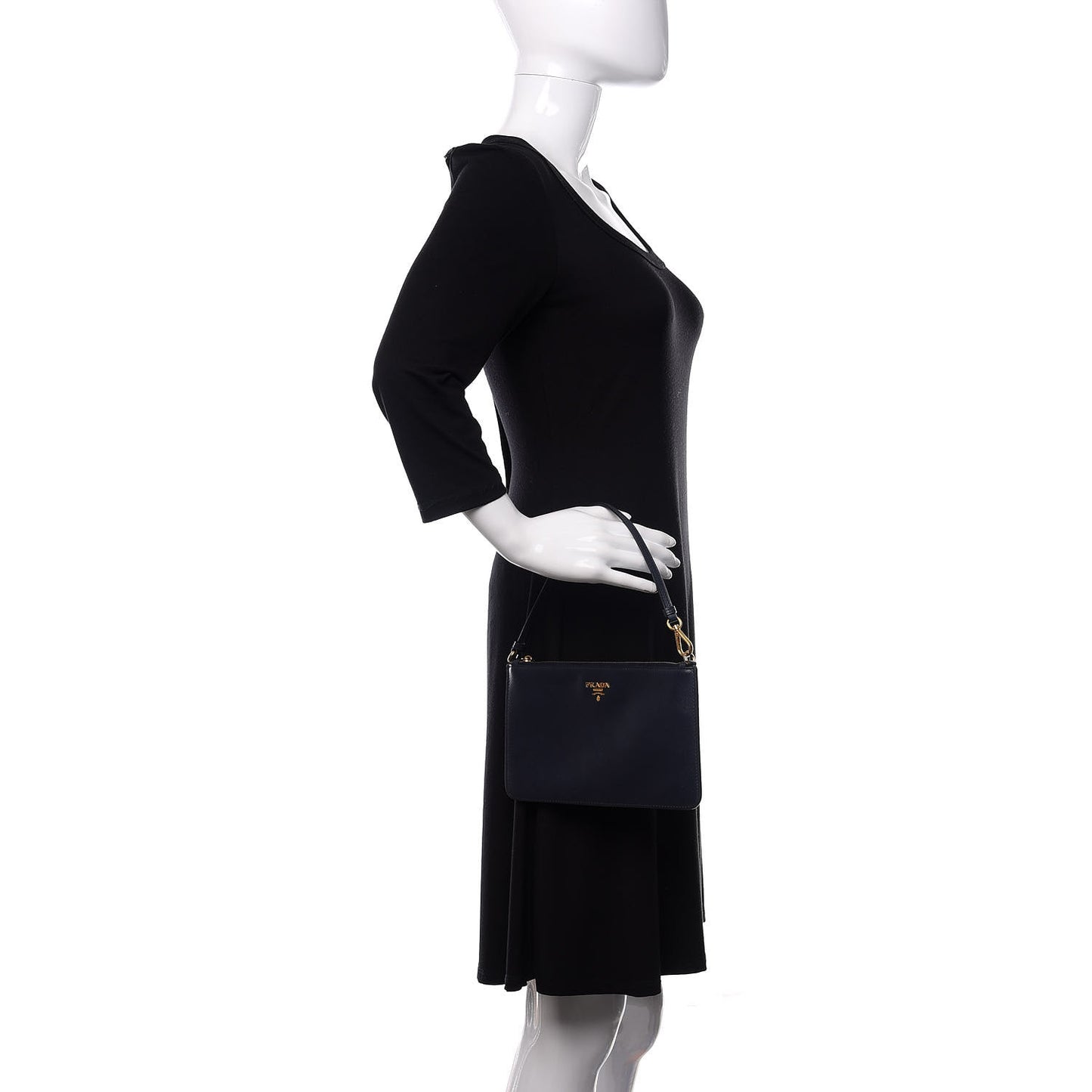 Saffiano Pochette Bag Baltico
