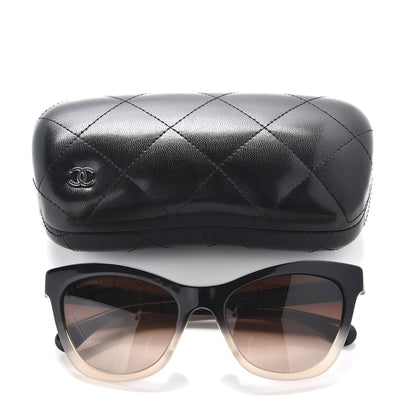 Chanel Acetate CC Cat Eye Summer Sunglasses 5350-A Black 7 of 7
