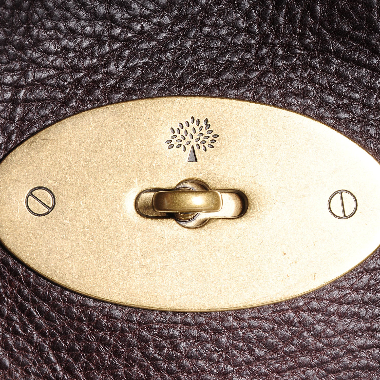 Mulberry Natural Leather Piccadilly Chocolate 6 of 10