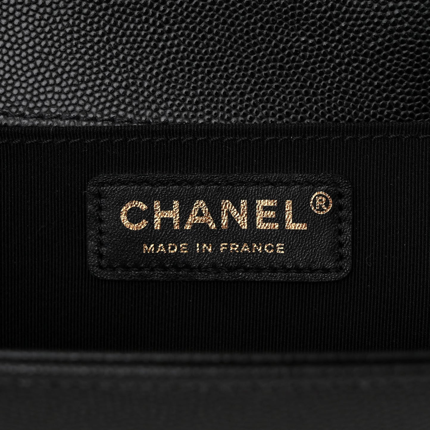 Caviar Quilted Medium Boy Flap Black