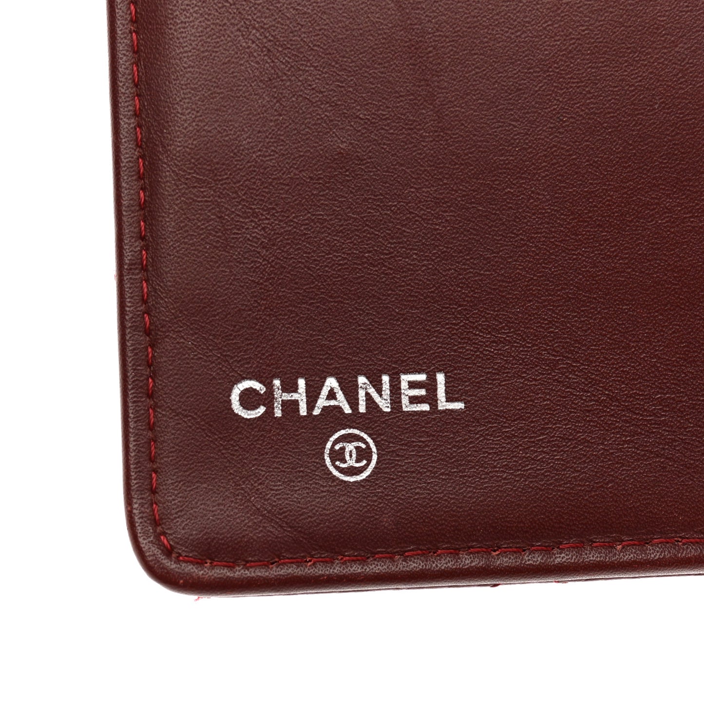 Caviar Quilted Yen Wallet Red