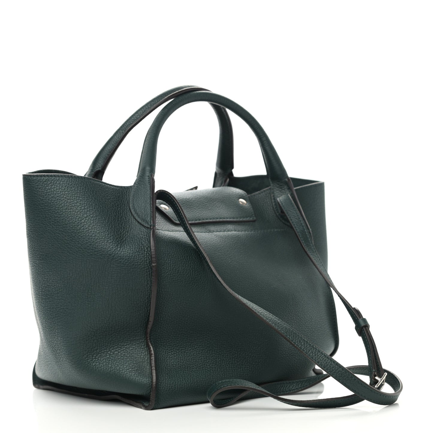 Supple Grained Calfskin Small Big Bag Amazone