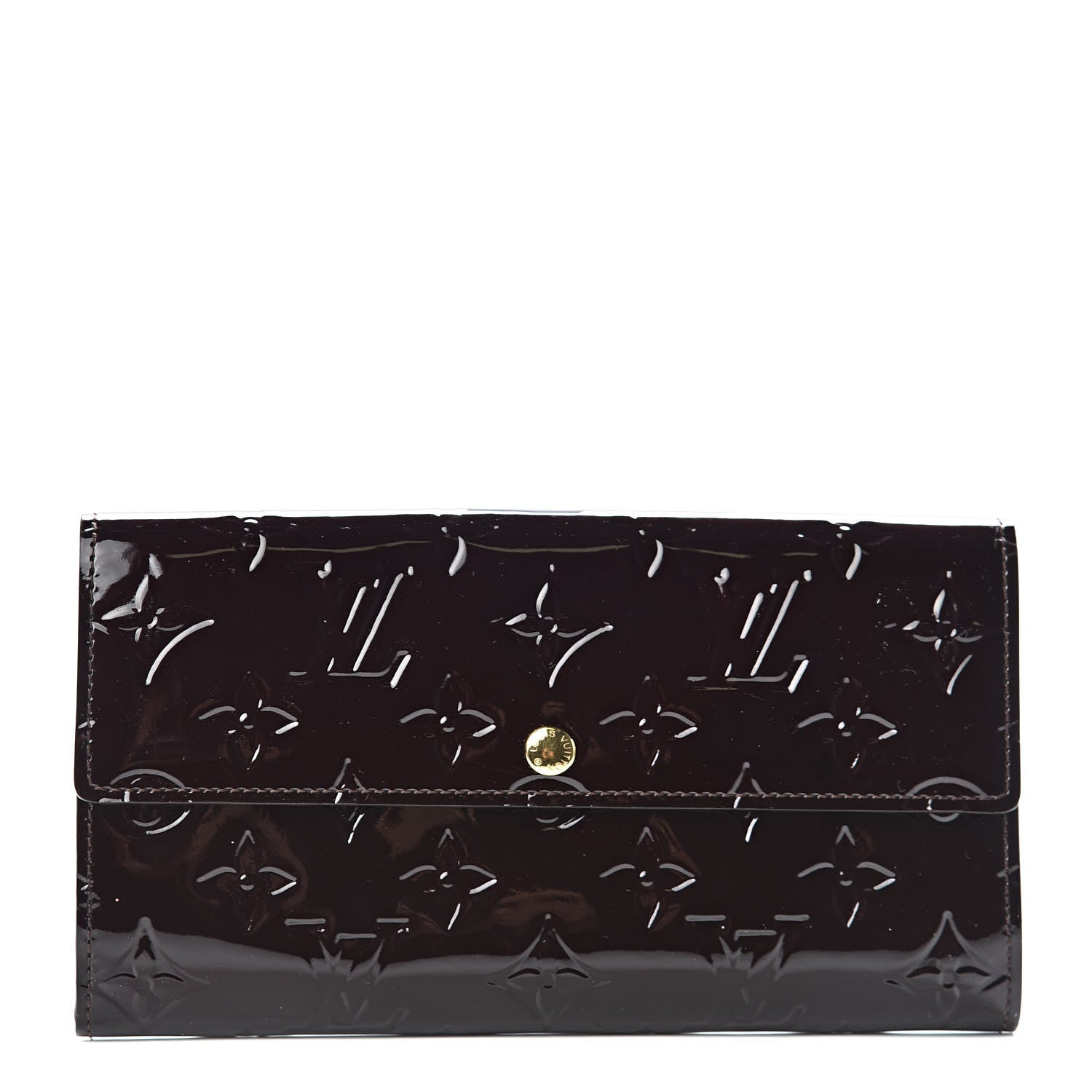 Louis Vuitton Vernis Sarah Wallet Amarante 1 of 8