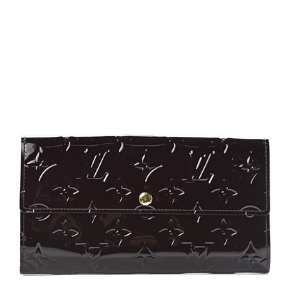Louis Vuitton Vernis Sarah Wallet Amarante 1 of 8