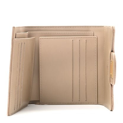 Chanel Metallic Calfskin Quilted 2.55 Reissue Compact Flap Wallet Gold 5 of 9