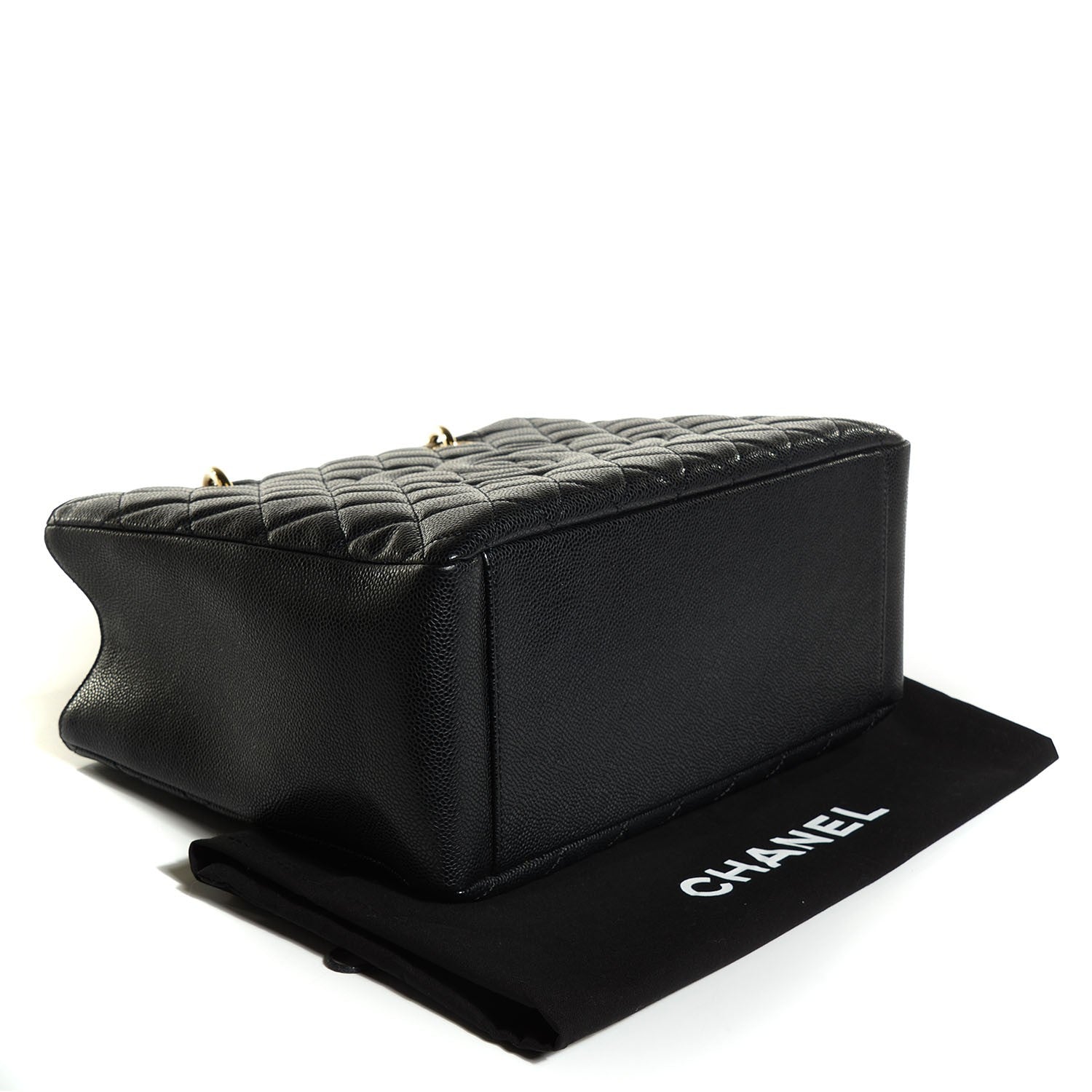 Chanel Caviar Quilted Grand Shopping Tote GST Black 4 of 7