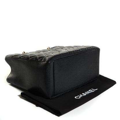 Chanel Caviar Quilted Grand Shopping Tote GST Black 4 of 7