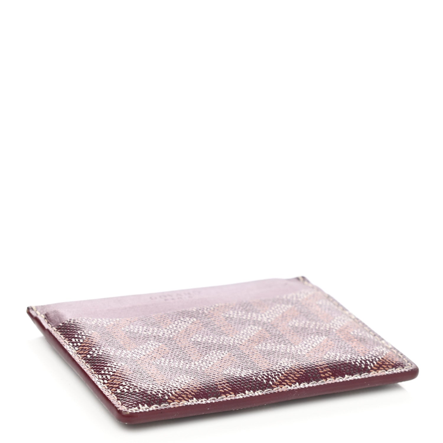 Goyard Goyardine Saint Sulpice Card Holder Bordeaux 4 of 6