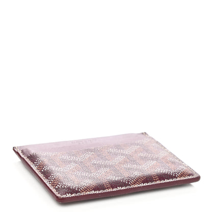 Goyard Goyardine Saint Sulpice Card Holder Bordeaux 4 of 6
