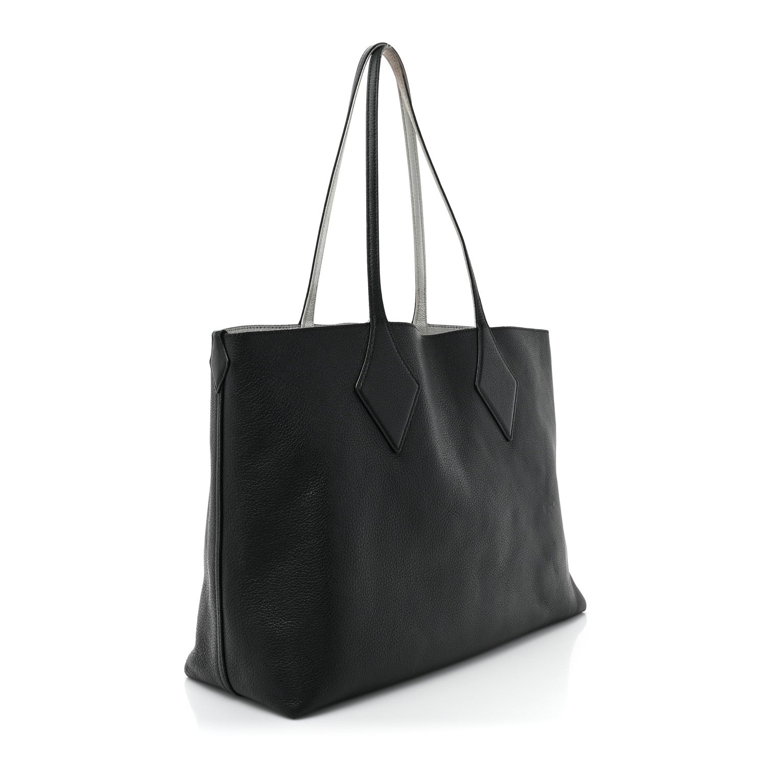 MCM Grained Calfskin Medium Yris Shopper Tote Black 4 of 34