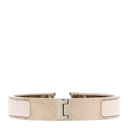 Hermes Enamel Narrow Clic Clac H Bracelet PM White 3 of 4