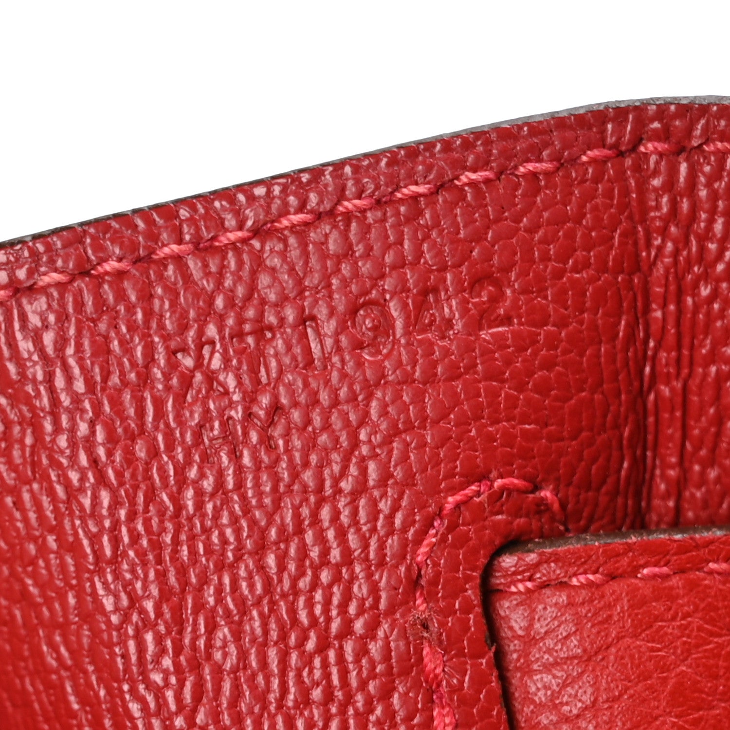 Hermes Taurillon Clemence Kelly Retourne 35 Rouge Casaque 6 of 10