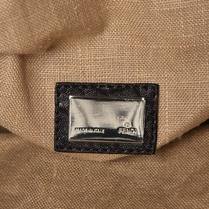 Fendi Zucca Nappa Nuvolata Vitello Tortuga Spy Tobacco Moro 6 of 6