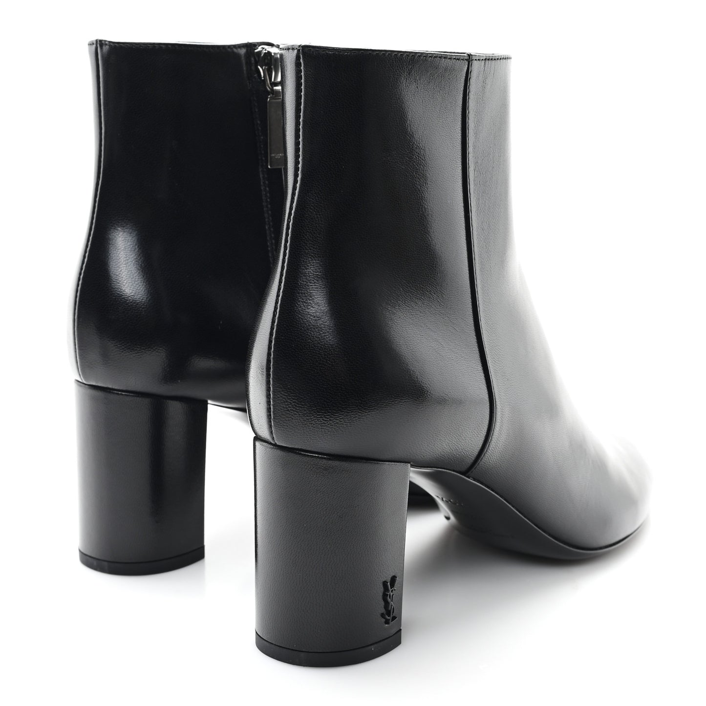 Nappa Vendome Loulou Ankle Zip Boot 39.5 Black