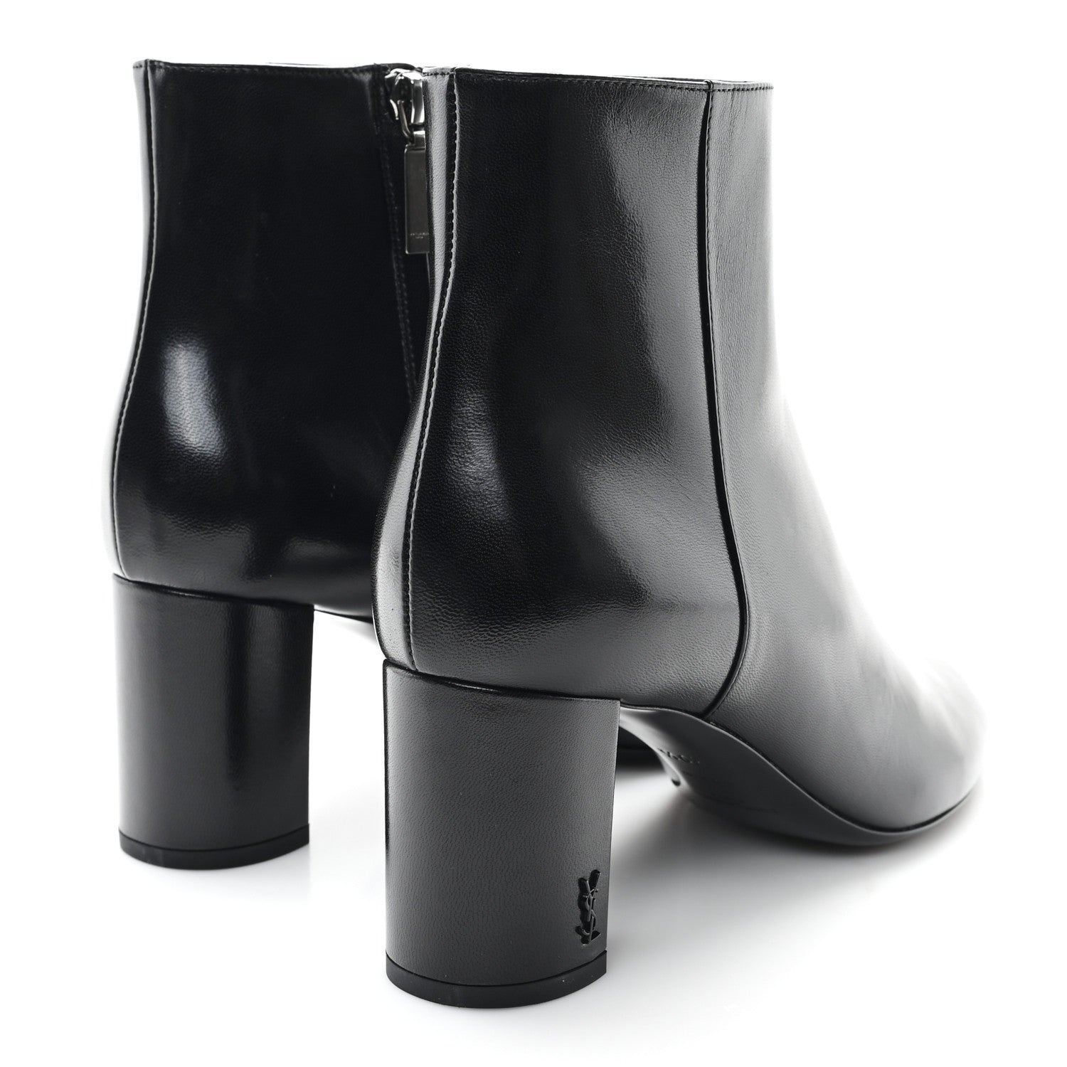 Saint Laurent Nappa Vendome Loulou Ankle Zip Boot 39.5 Black 5 of 9