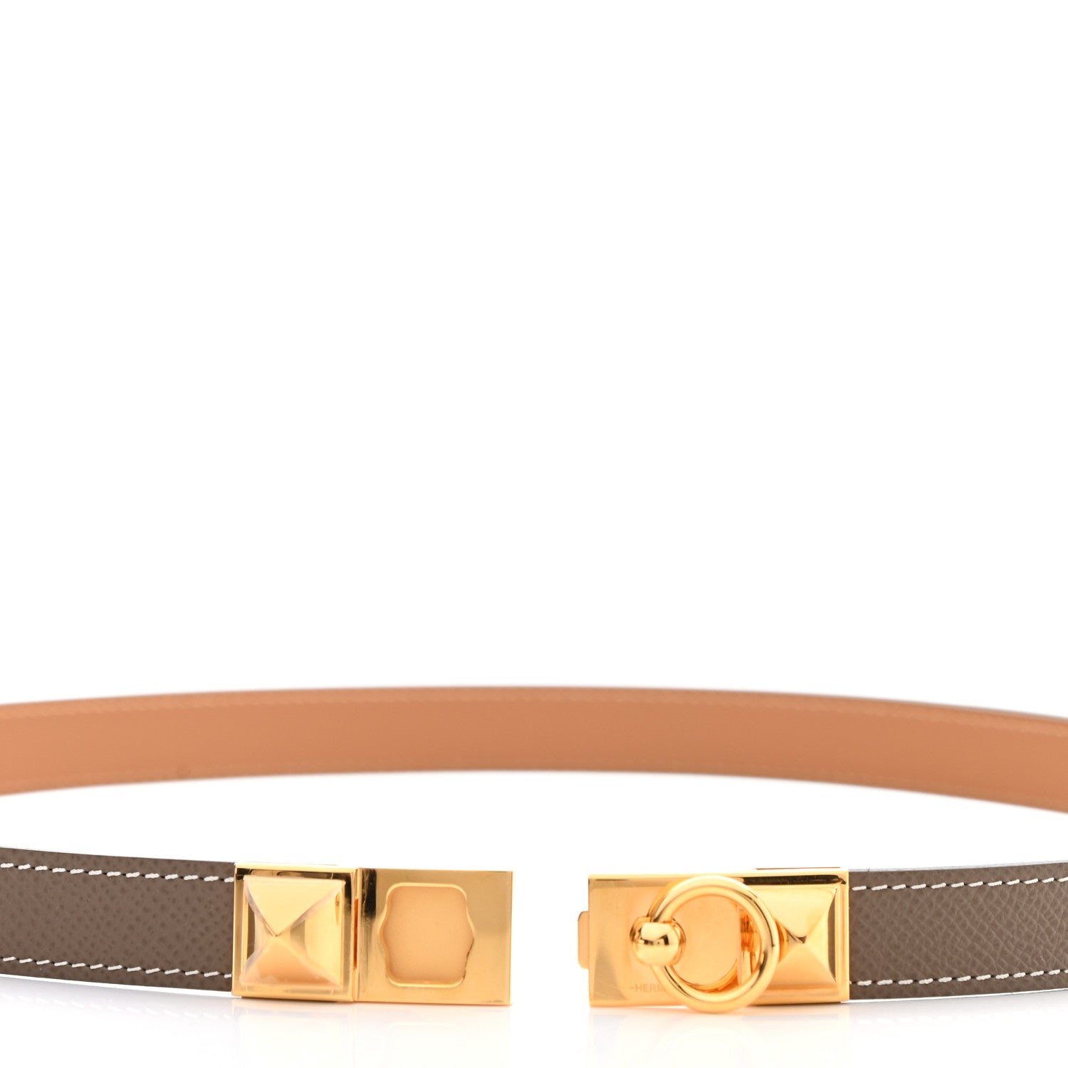Hermes Epsom Rivale 18 Belt Etoupe 3 of 4