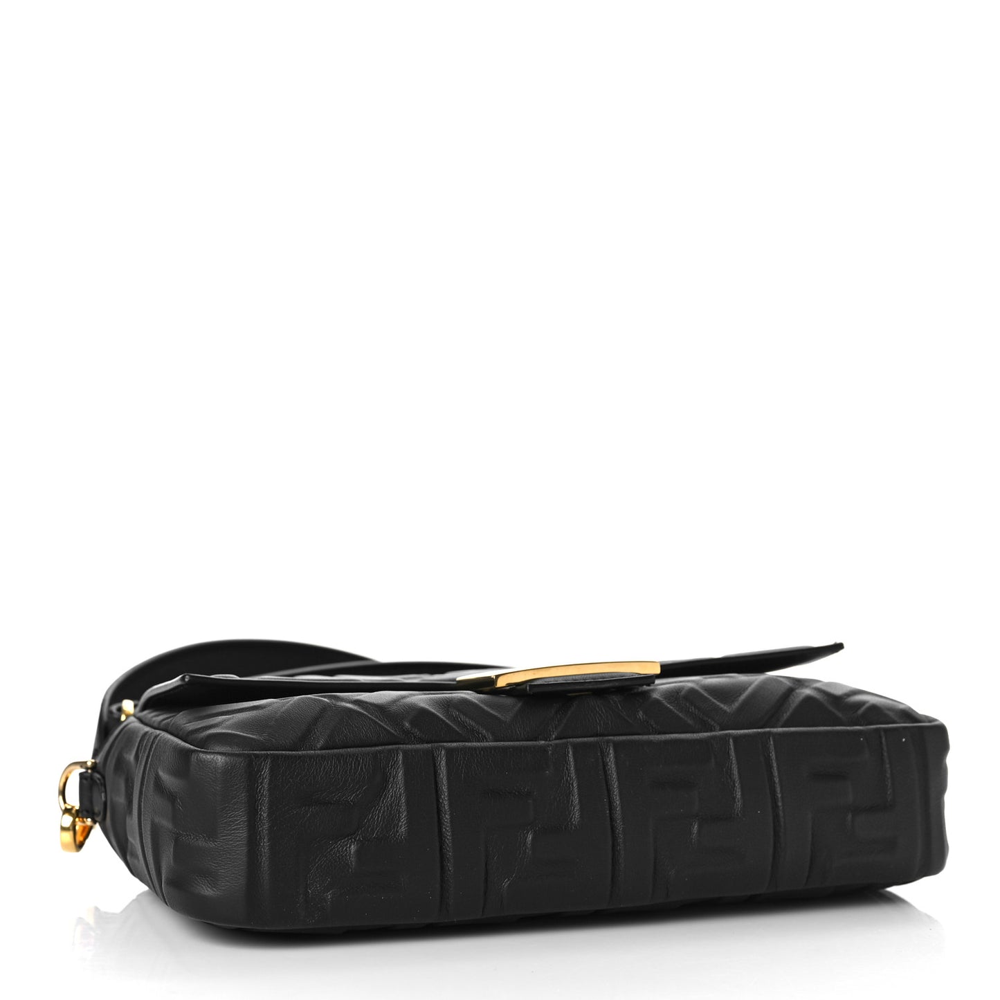 Nappa FF 1974 Embossed Baguette Black