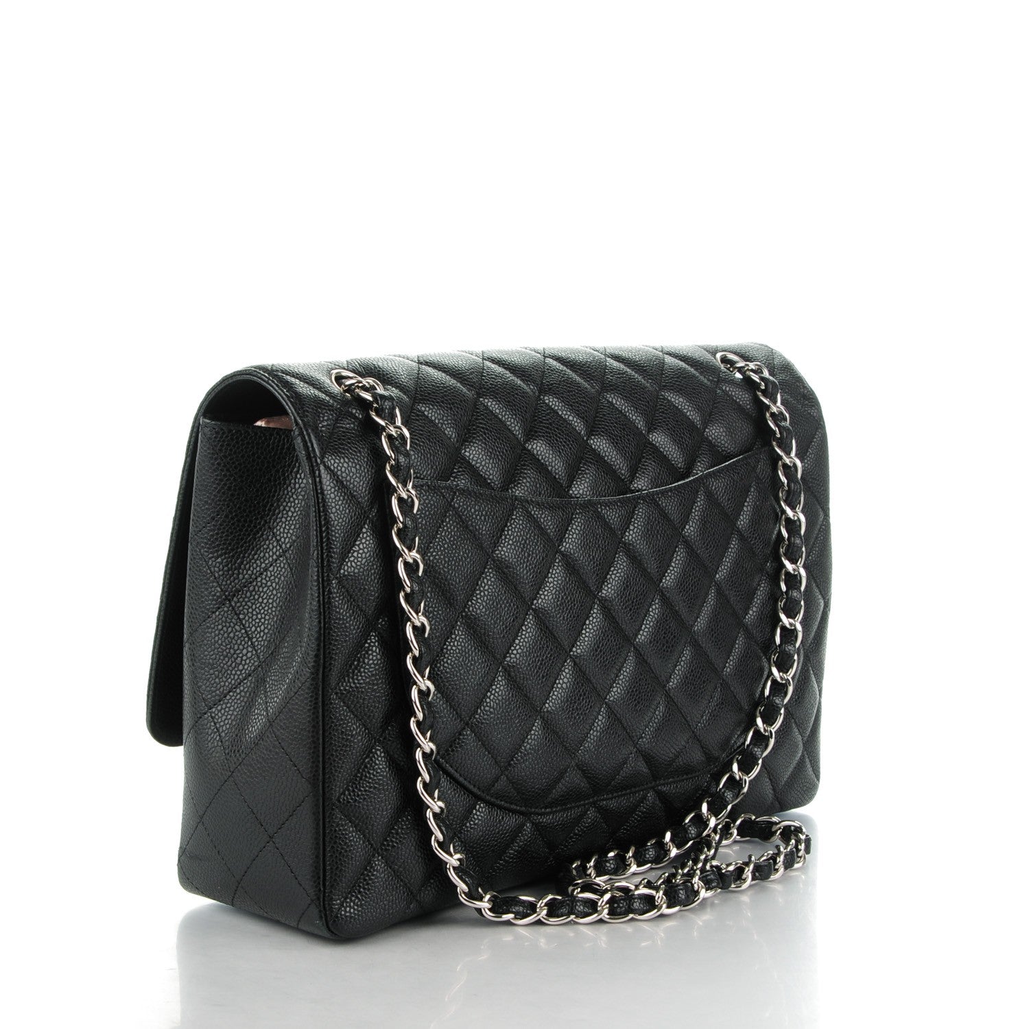 Chanel Caviar Quilted Maxi Single Flap Black 3 of 8