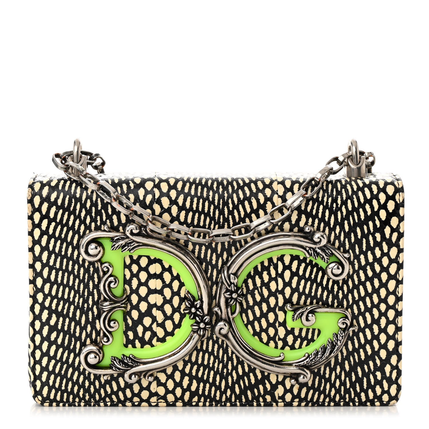 Dolce & Gabbana Printed Elaphe DG Girls Shoulder Bag Multicolor 1 of 9