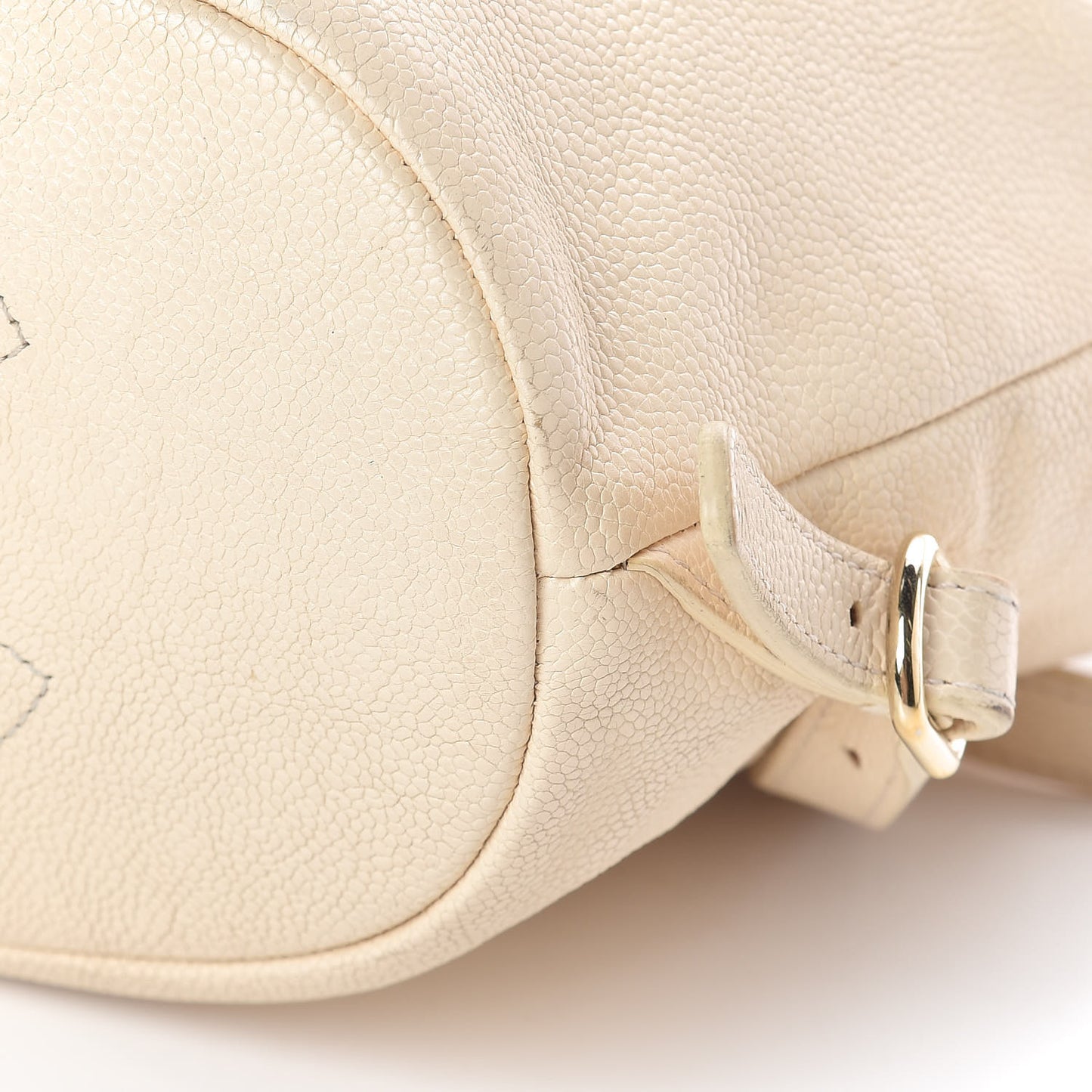 Caviar Quilted Backpack White