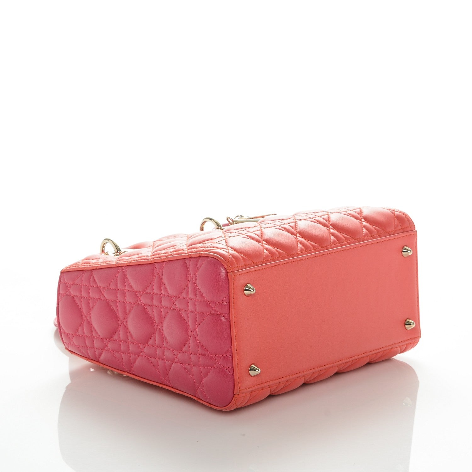 Christian Dior Lambskin Cannage Medium Tri-Color Lady Dior Pink 3 of 7