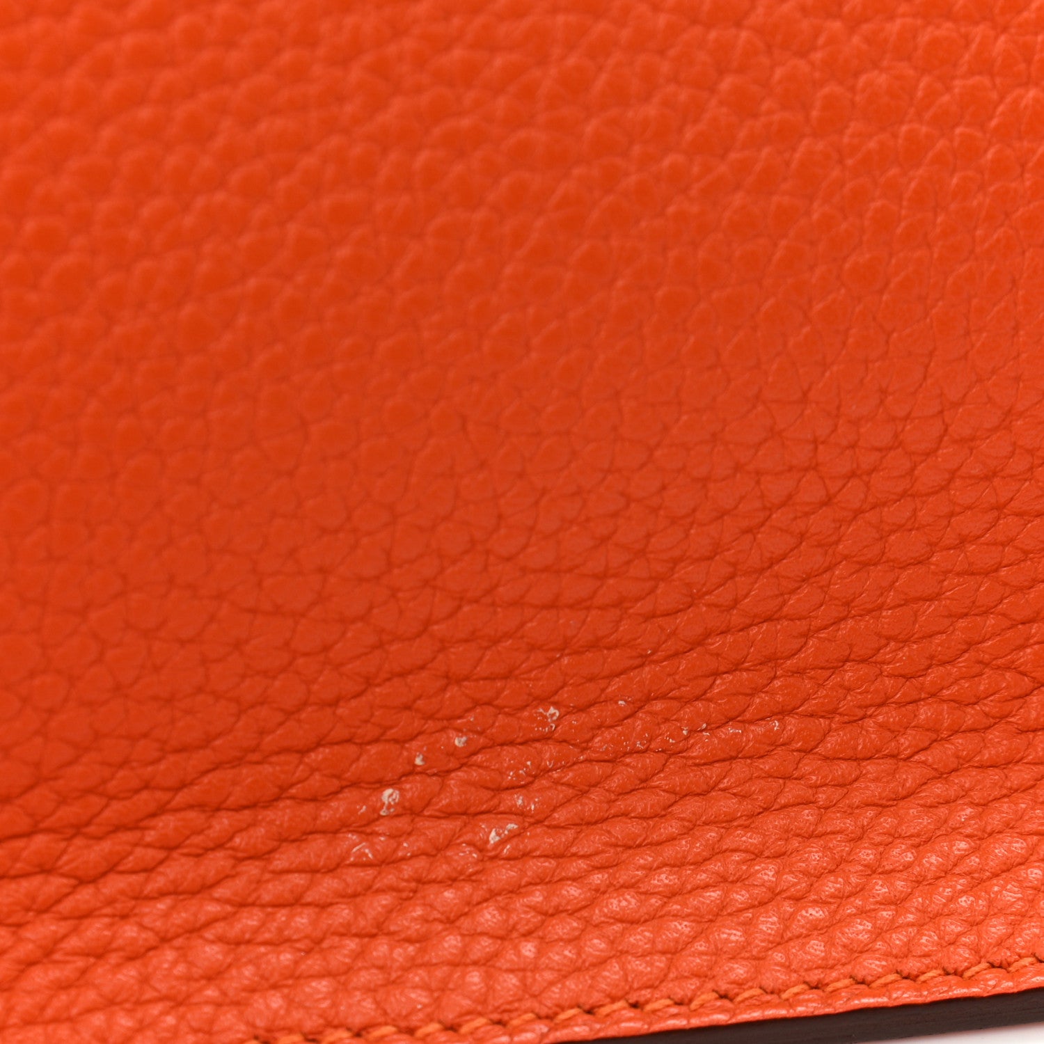 Hermes Taurillon Clemence Jypsiere 28 Orange 11 of 13