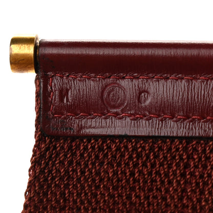 Hermes Toile Sako 32 Natural Rouge H 7 of 22