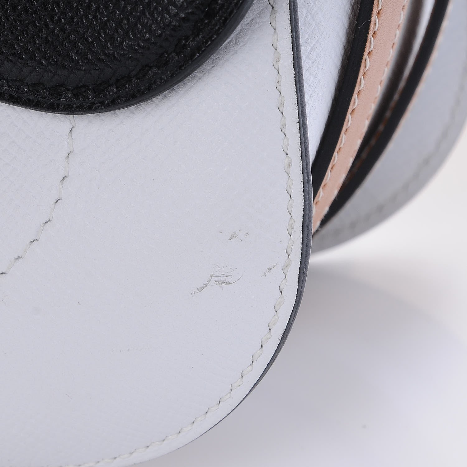 Hermes Epsom Swift Medium Hanais White Black Natural 8 of 9