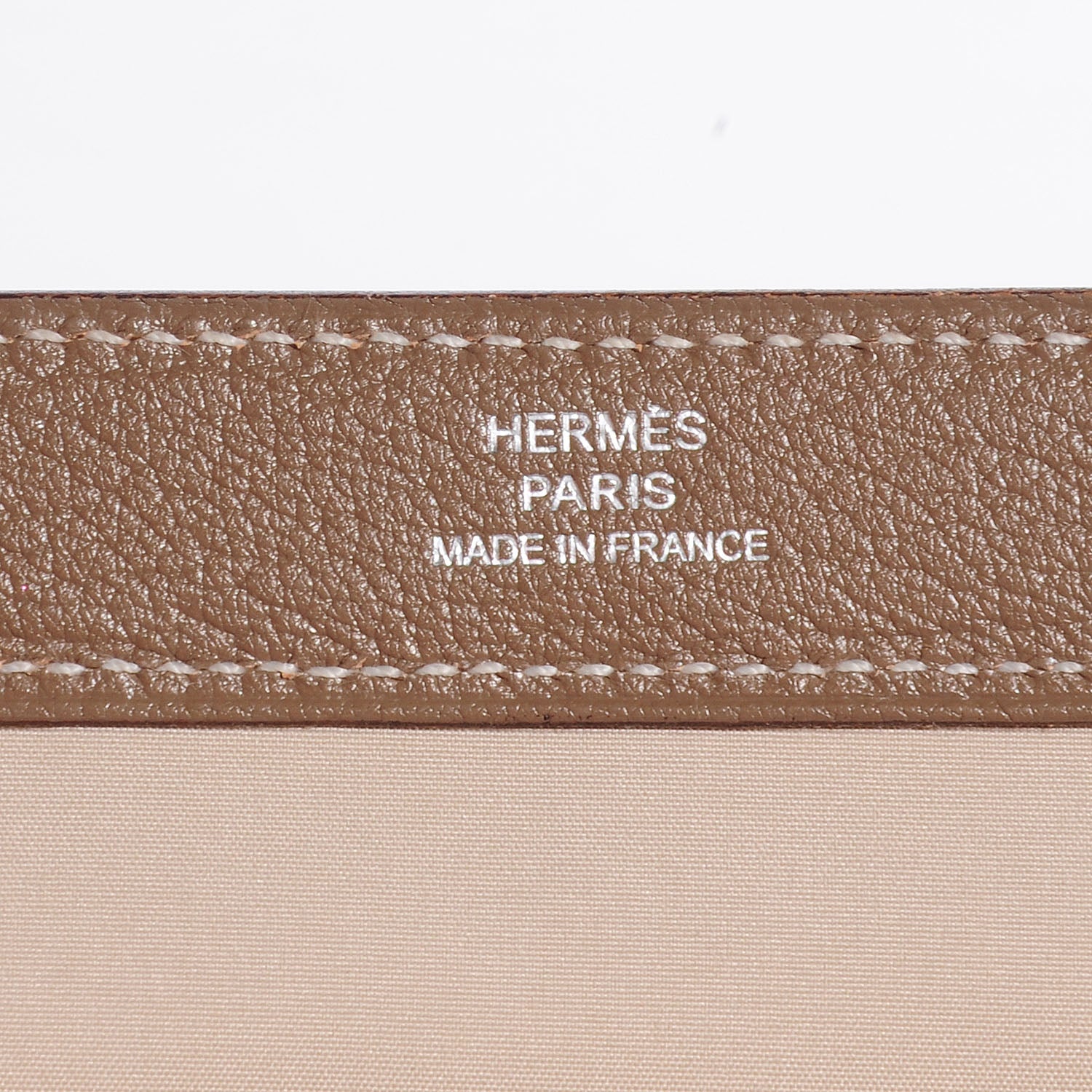 Hermes Chèvre Mysore Karo GM Etoupe 6 of 7