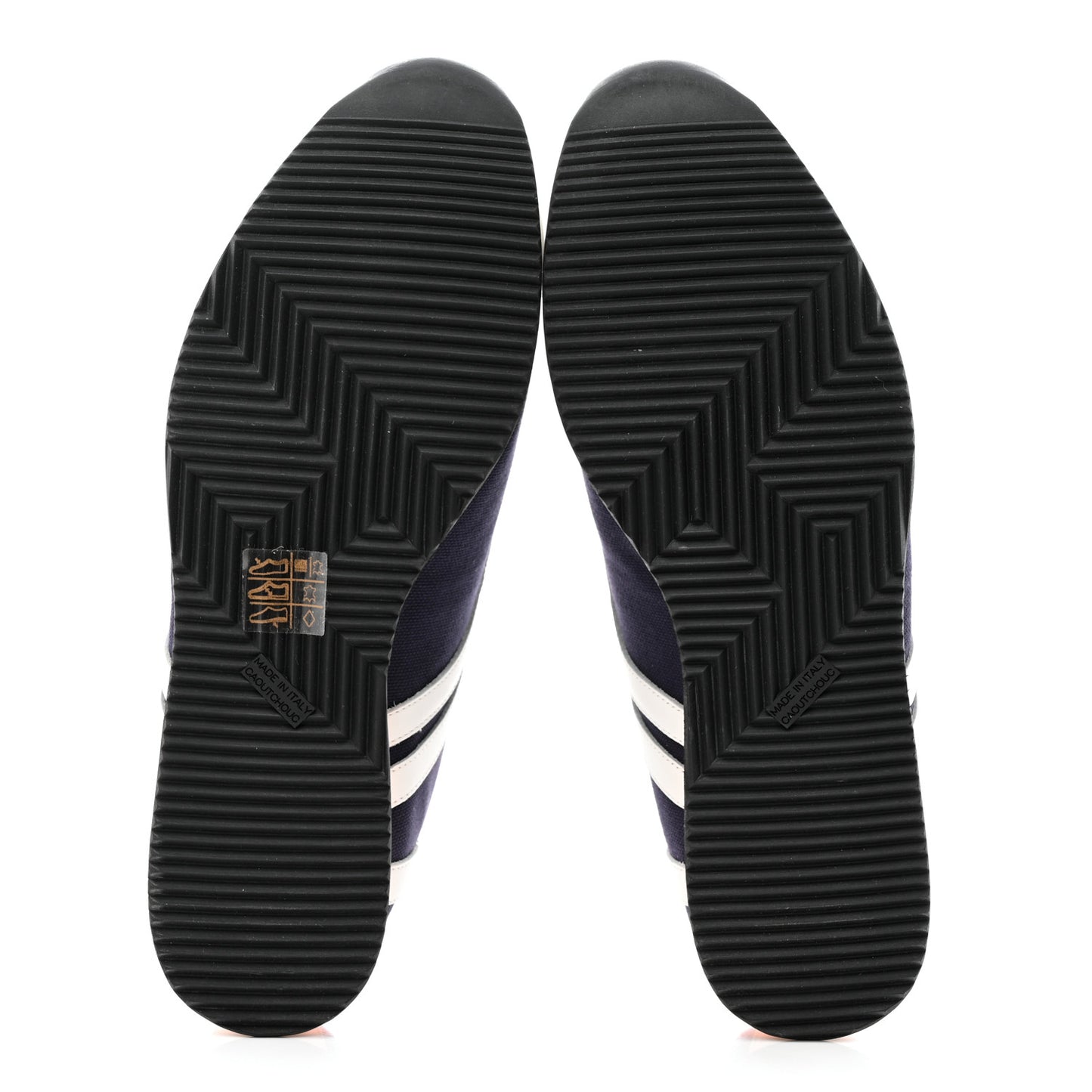 Cotton Calfskin Kool Sneakers 40 Indigo White