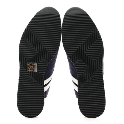 Hermes Cotton Calfskin Kool Sneakers 40 Indigo White 5 of 9