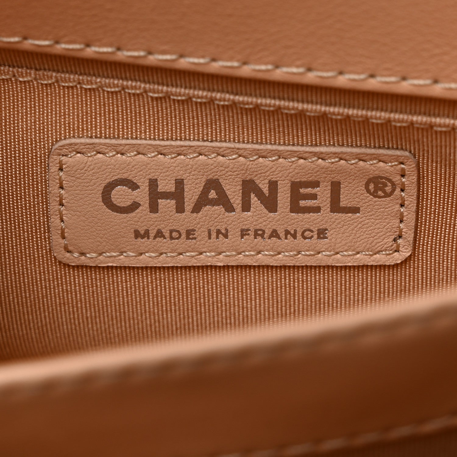 Chanel Calfskin Medium Braided Chic Flap Beige 6 of 10