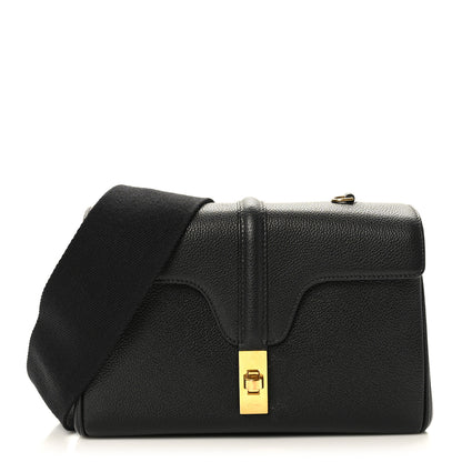 Celine Grained Calfskin Teen Soft 16 Shoulder Bag Black 1 of 9
