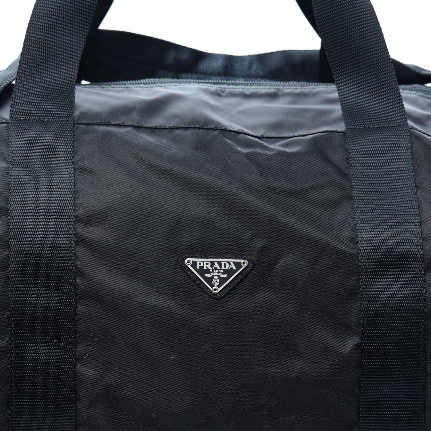 Prada Tessuto Nylon Duffle Black 6 of 10
