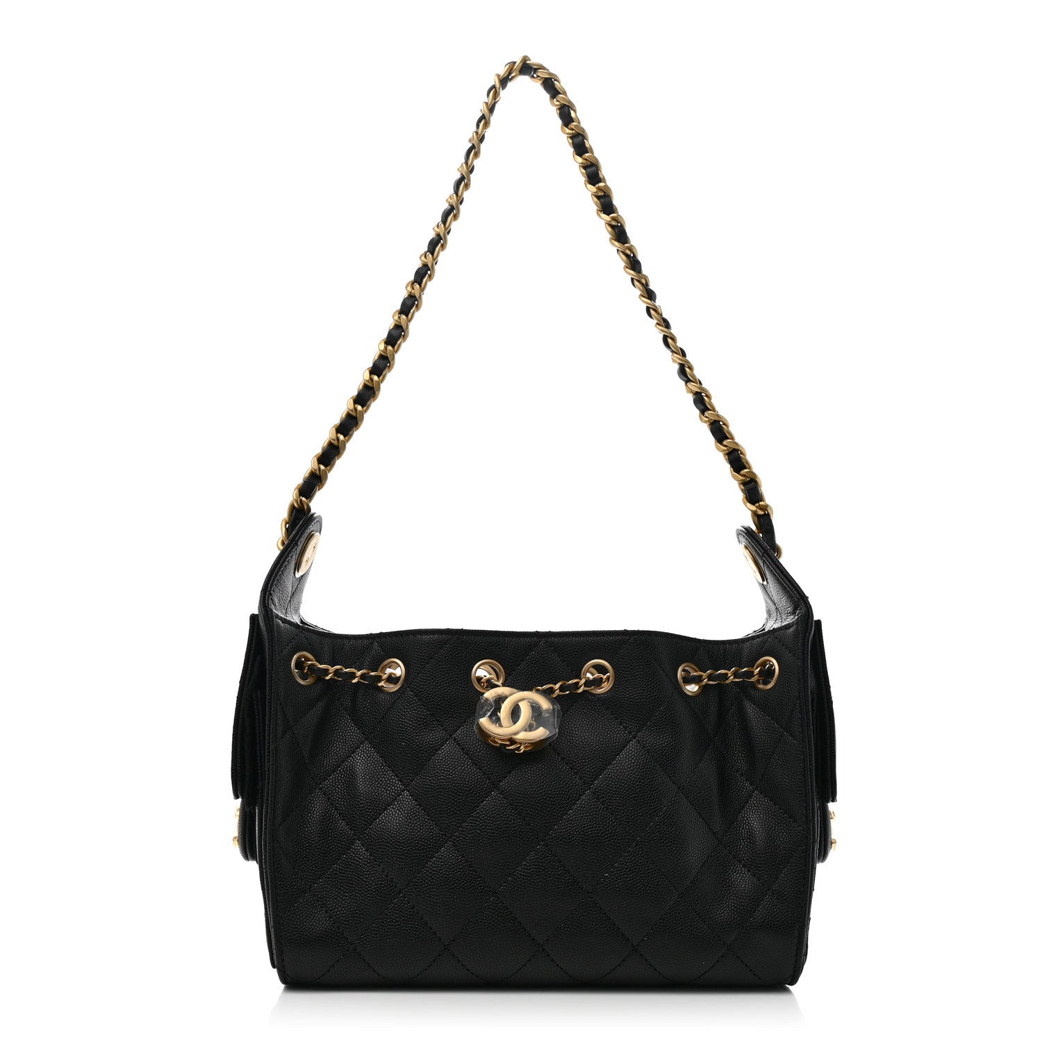 Chanel Caviar Quilted Mini Chanel 25 Handbag Black 1 of 11