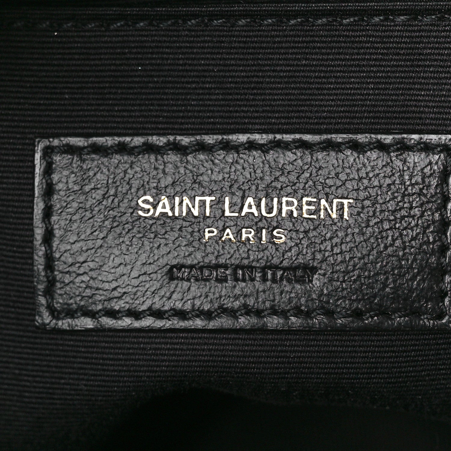 Saint Laurent Calfskin Leopard Print Monogram Lou Camera Bag Black 6 of 10