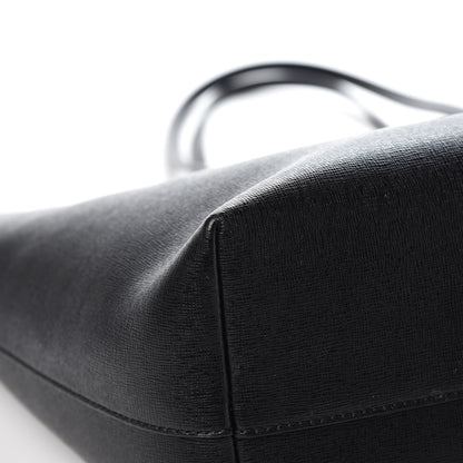 Fendi Vitello Elite Cuoio Monster Buggies Medium Roll Tote Black Multicolor Blue Cobalto 8 of 11