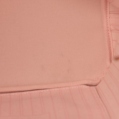 Louis Vuitton Damier Azur Neo Neverfull MM Rose Ballerine 10 of 14