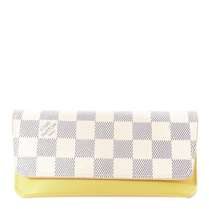 Louis Vuitton Damier Azur Woody Sunglasses Case Pineapple 1 of 8