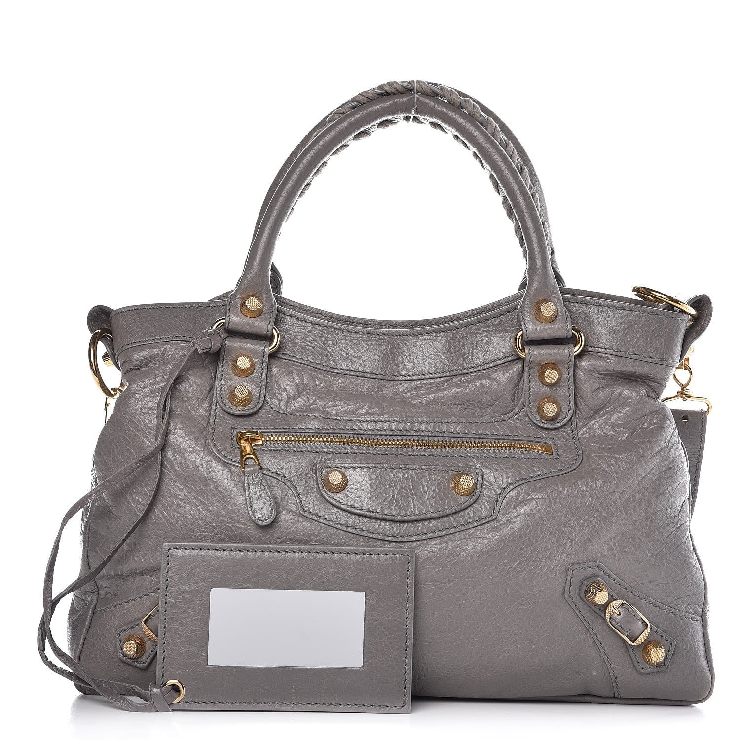 Balenciaga Agneau Giant 12 Gold Hardware Town Gris Pyrite 1 of 12