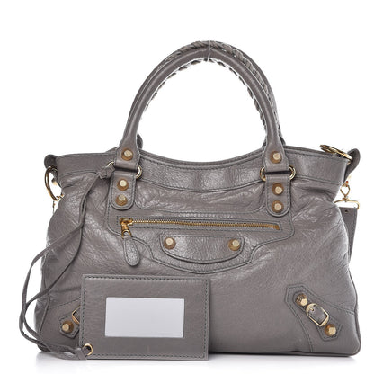 Balenciaga Agneau Giant 12 Gold Hardware Town Gris Pyrite 1 of 12