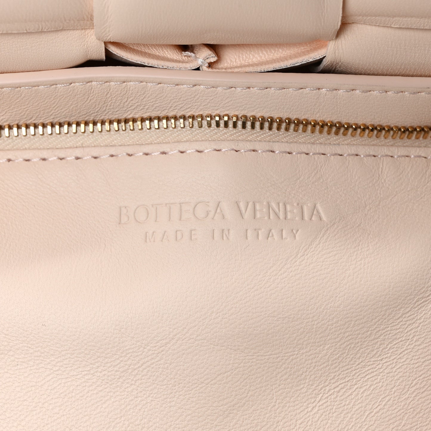 Nappa Maxi Intreccio Padded Cassette Crossbody Bag Melon Washed