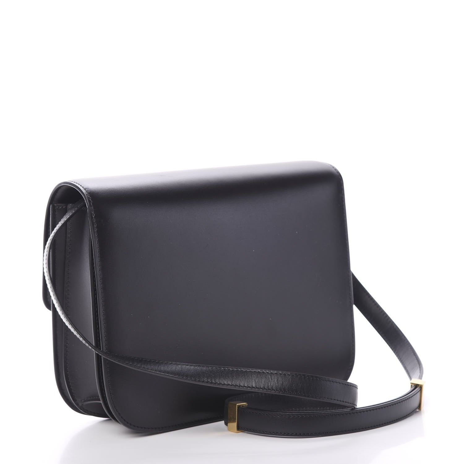 Celine Box Calfskin Medium Classic Box Flap Bag Black 2 of 11