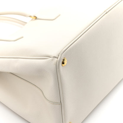 Prada Saffiano Lux Large Galleria Double Zip Tote Talco 11 of 14