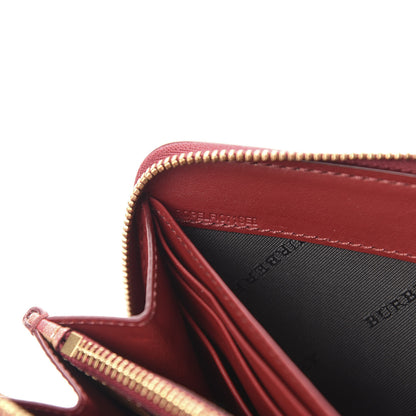 Burberry Vintage Check Elmore Zip Around Wallet Crimson 8 of 8