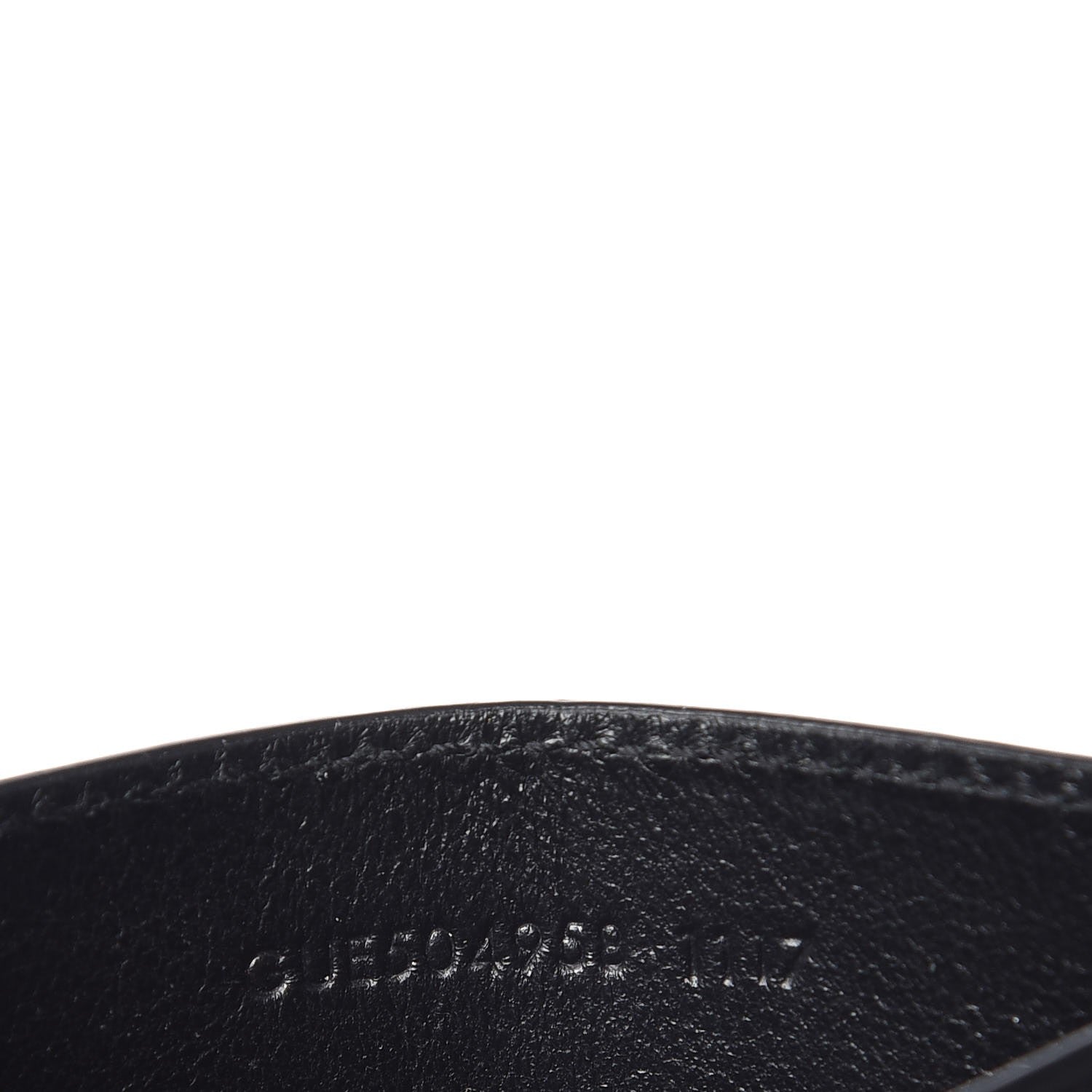 Saint Laurent Calfskin Y Quilted Monogram LouLou Credit Card Case Black 7 of 8